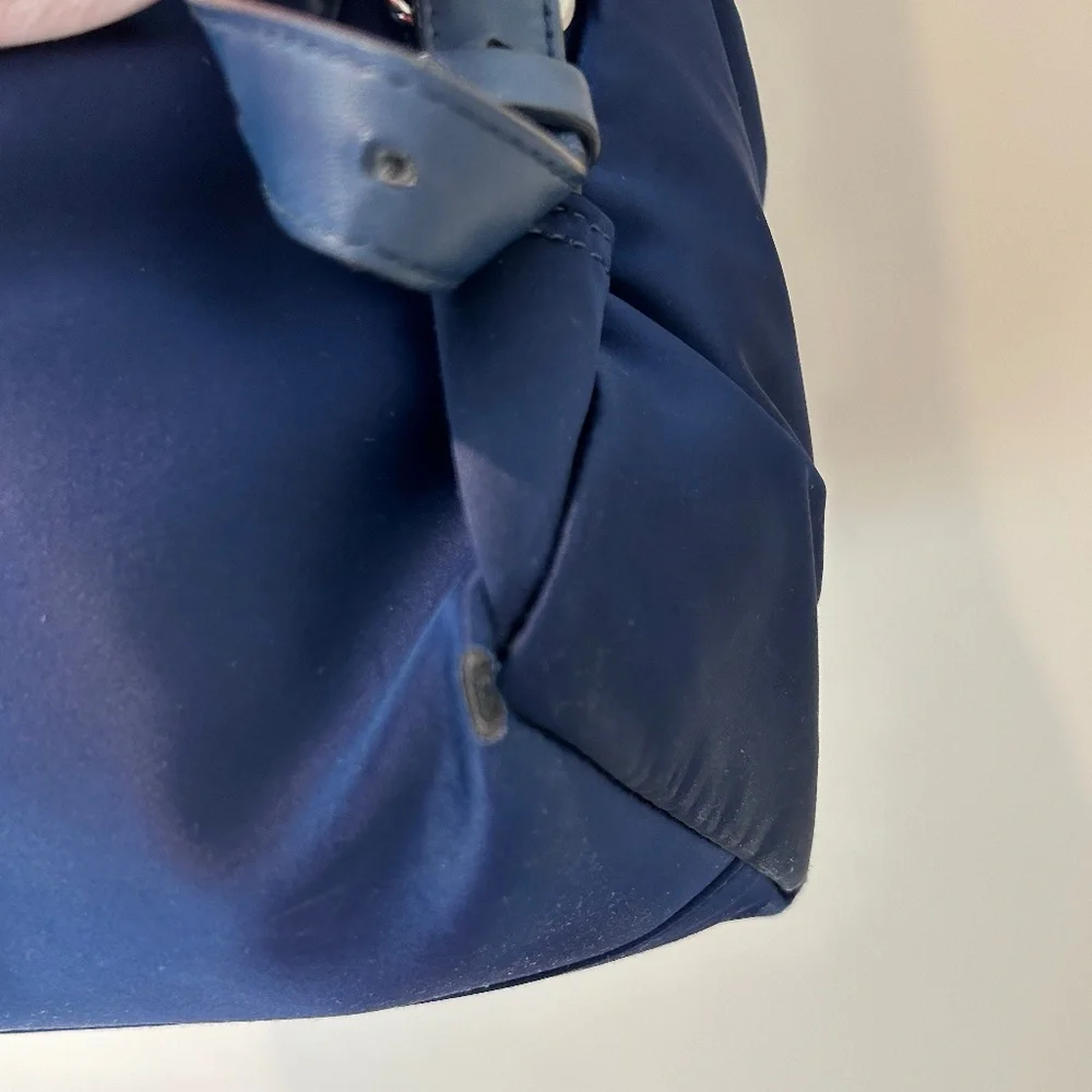 Stella McCartney Blue 'falabella Go' Satin Backpack - Picture 9 of 13